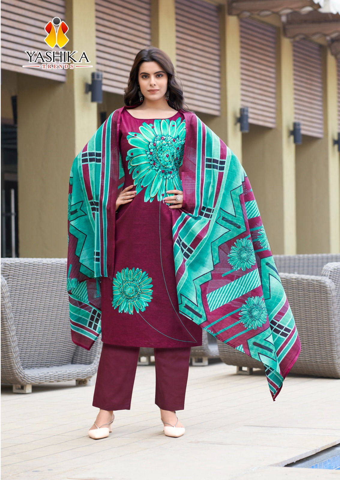 Dua 2 By Yashika Cotton Printed Dress Material Wholesale Shop In India